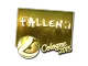 Sticker | FalleN (Gold) | Cologne 2015