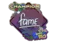 Sticker | fame (Glitter, Champion) | Rio 2022