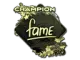 Sticker | fame (Gold