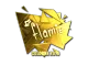 Sticker | flamie (Gold) | Cologne 2016