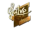 Sticker | gla1ve (Gold) | Boston 2018