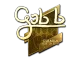 Sticker | gob b (Gold) | Boston 2018