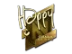 Sticker | Happy (Gold) | Boston 2018