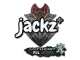 Sticker | JaCkz (Glitter) | Antwerp 2022