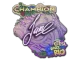 Sticker | Jame (Champion) | Rio 2022