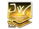 Sticker | JW (Gold) | Cluj-Napoca 2015