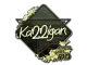 Sticker | karrigan (Gold) | Rio 2022