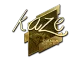 Sticker | Kaze (Gold) | Boston 2018