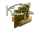 Sticker | keshandr (Gold) | Boston 2018