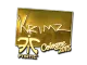 Sticker | KRIMZ (Gold) | Cologne 2015