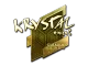 Sticker | kRYSTAL (Gold) | Boston 2018