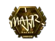 Sticker | MAJ3R (Gold) | London 2018