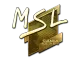 Sticker | MSL (Gold) | Boston 2018