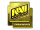 Sticker | Natus Vincere (Gold) | DreamHack 2014