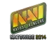 Sticker | Natus Vincere (Holo) | Katowice 2014