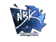 Sticker | NBK- (Foil) | Cologne 2016