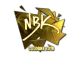 Sticker | NBK- (Gold) | Cologne 2016