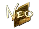 Sticker | NEO (Gold) | Boston 2018