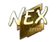 Sticker | nex (Gold) | Boston 2018