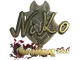 Sticker | NiKo (Gold) | Shanghai 2024