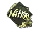 Sticker | nitr0 (Gold) | Rio 2022