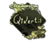 Sticker | qikert (Gold