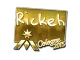 Sticker | Rickeh (Gold) | Cologne 2015