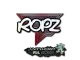 Sticker | ropz (Glitter) | Antwerp 2022