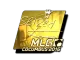 Sticker | seized (Gold) | MLG Columbus 2016