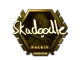 Sticker | Skadoodle (Gold) | London 2018
