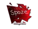 Sticker | spaze (Foil) | Cologne 2016