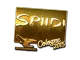 Sticker | Spiidi (Gold) | Cologne 2015