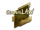 Sticker | stanislaw (Gold) | Boston 2018