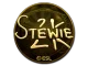 Sticker | Stewie2K (Gold) | Katowice 2019