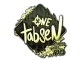Sticker | tabseN (Gold) | Rio 2022