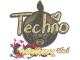 Sticker | Techno4K (Glitter) | Shanghai 2024