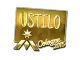 Sticker | USTILO (Gold) | Cologne 2015