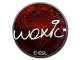 Sticker | woxic (Foil) | Katowice 2019