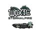 Sticker | woxic (Glitter) | Antwerp 2022