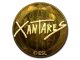 Sticker | XANTARES (Gold) | Katowice 2019