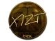 Sticker | Xizt (Gold) | Katowice 2019