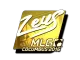 Sticker | Zeus (Gold) | MLG Columbus 2016