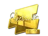 Sticker | electronic (Gold) | Atlanta 2017