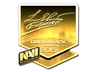 Sticker | Edward (Gold) | Cluj-Napoca 2015