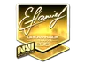 Sticker | flamie (Gold) | Cluj-Napoca 2015