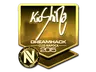 Sticker | kioShiMa (Gold) | Cluj-Napoca 2015