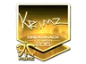 Sticker | KRIMZ (Gold) | Cluj-Napoca 2015