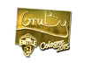 Sticker | GruBy (Gold) | Cologne 2015