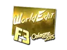 Sticker | WorldEdit (Gold) | Cologne 2015