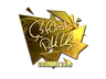 Sticker | f0rest (Gold) | Cologne 2016